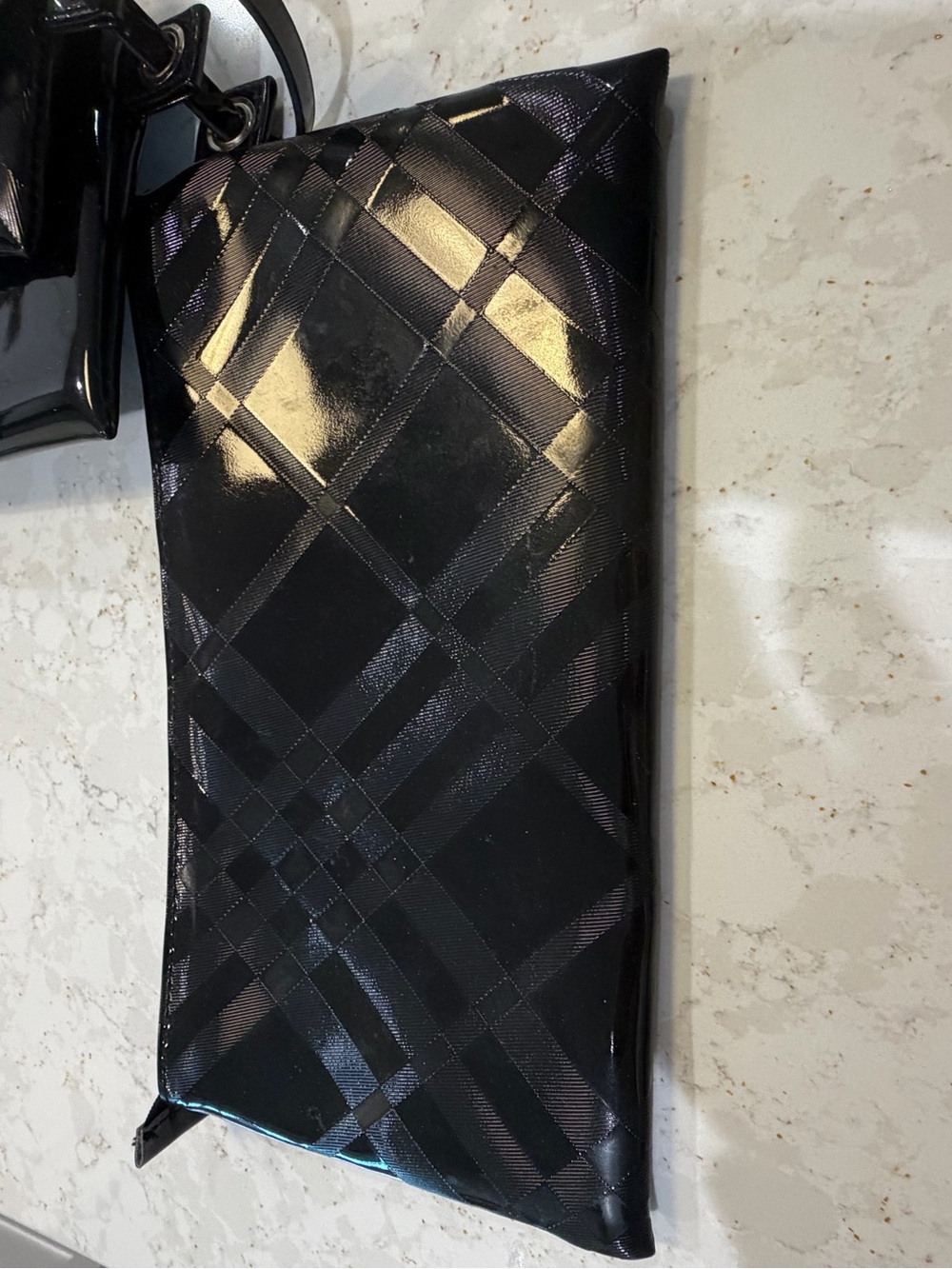 Burberry Fragrances 3-Piece Cosmetic Pouch Set – Black "Beat Check" - Picture 7 of 8